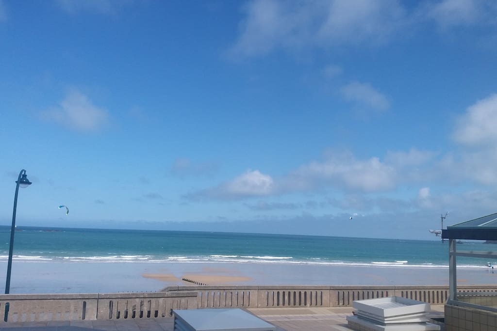Plage du sillon St Malo -Thermes marins