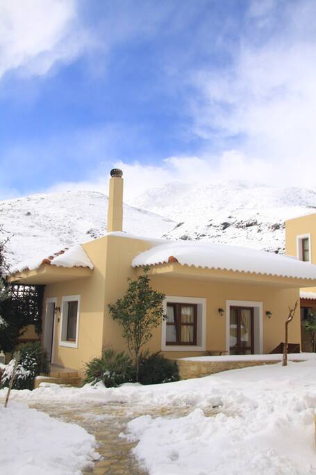 Outside winter view