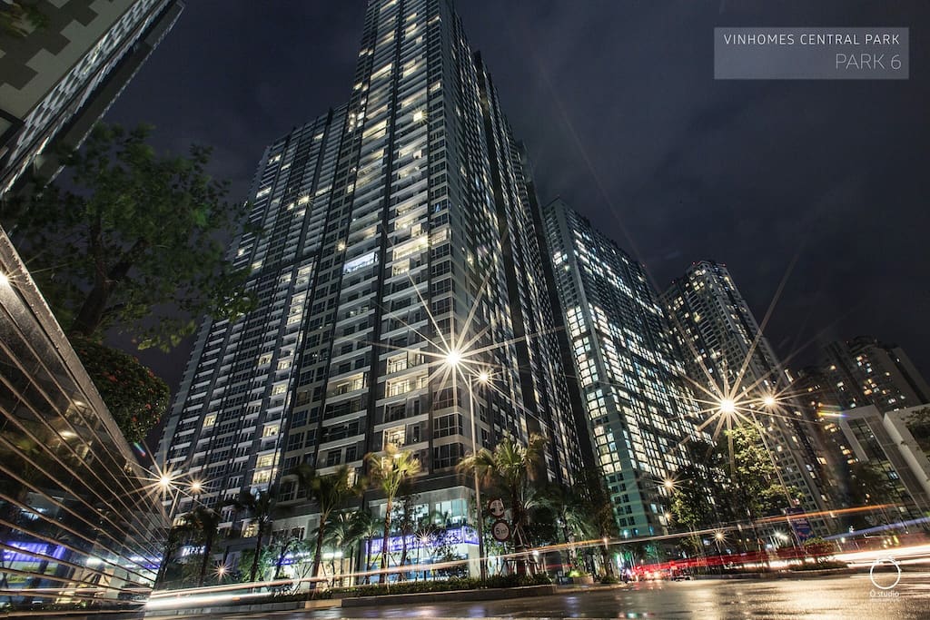 Building in the night