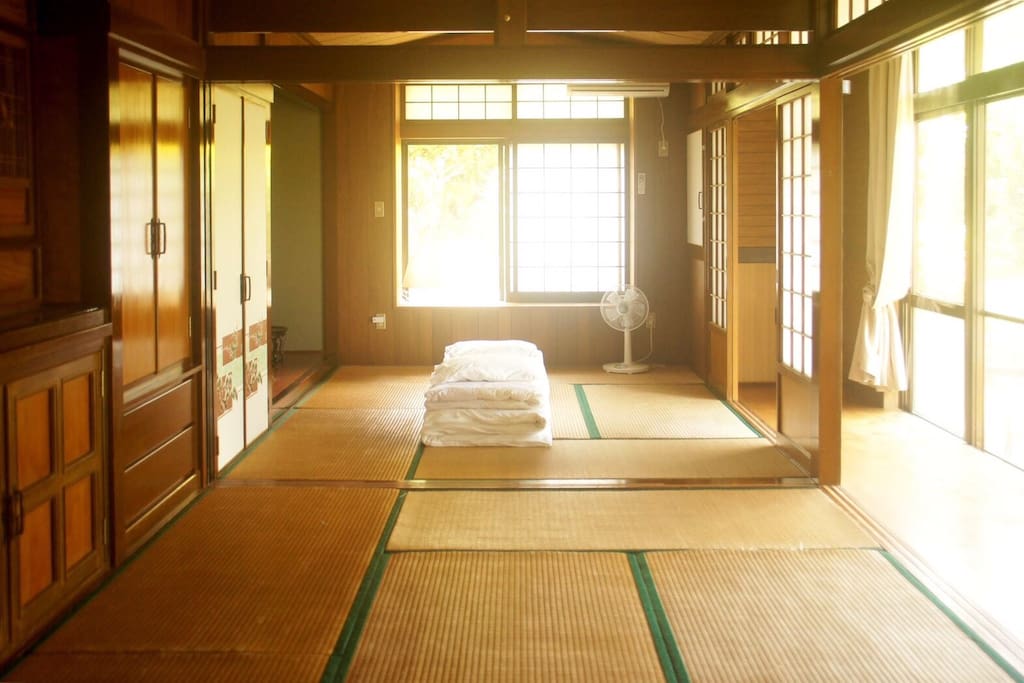 Japanese style bedroom.