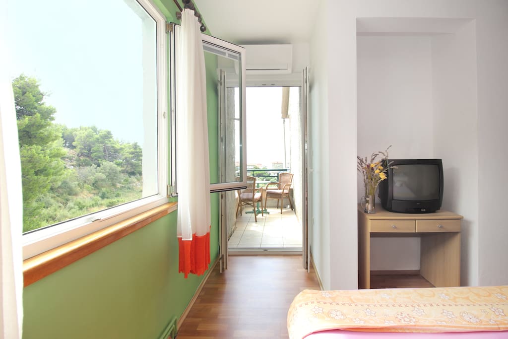 Balcony with sea view