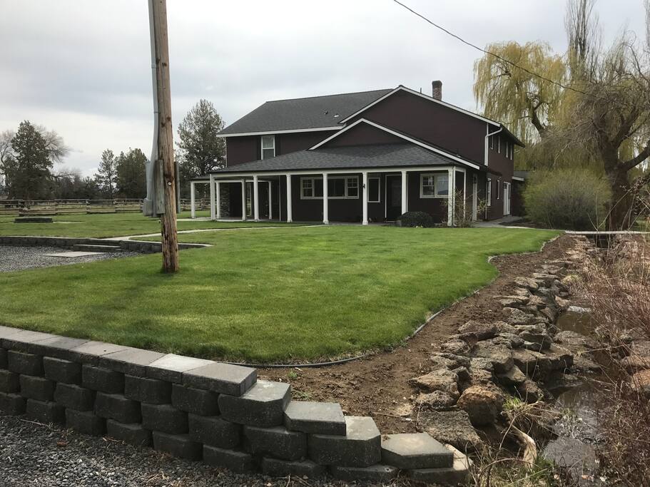 Front of the house.