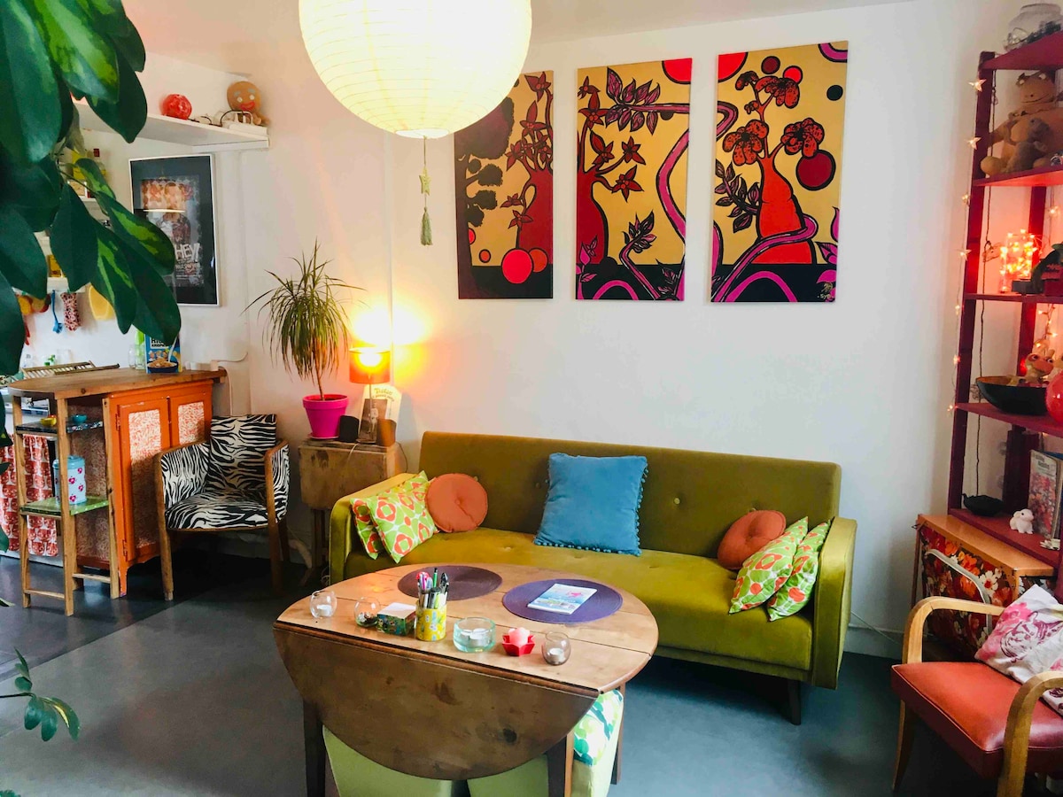 Sebule imefunguliwa kwa ajili ya jiko na upande wa mtaro tulivu