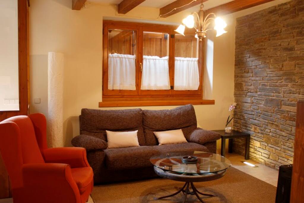 Salón. Casa en Mont.