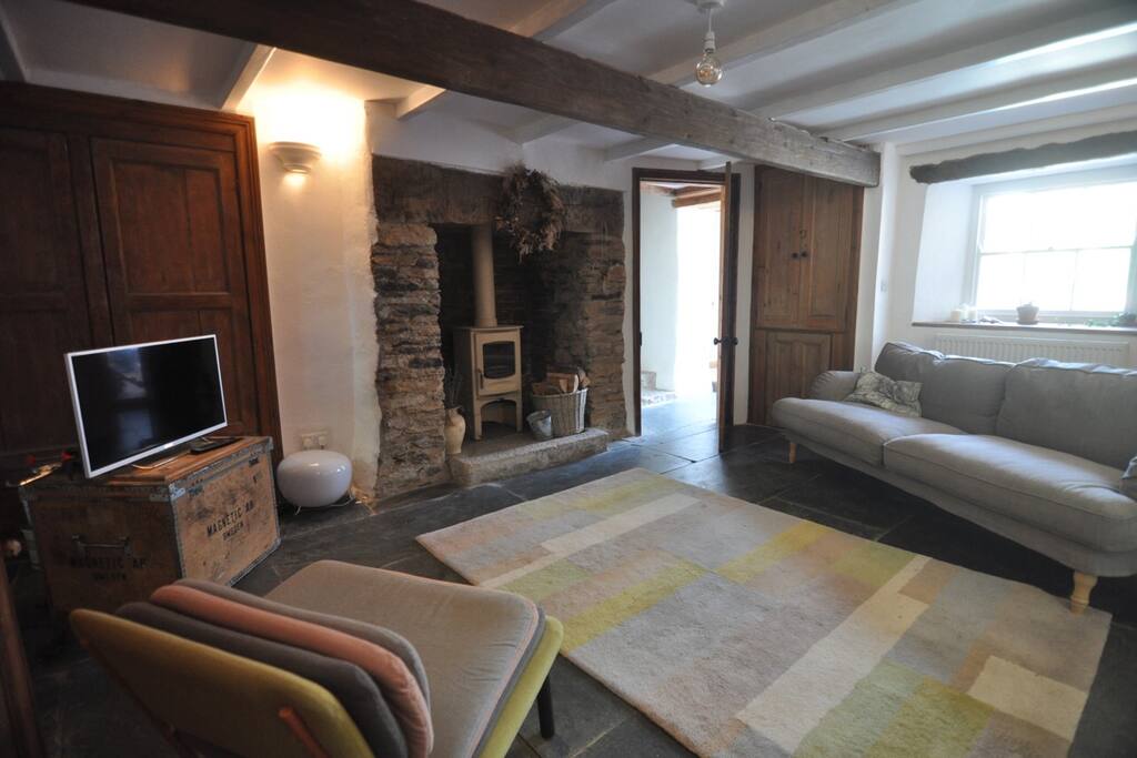 The lounge area