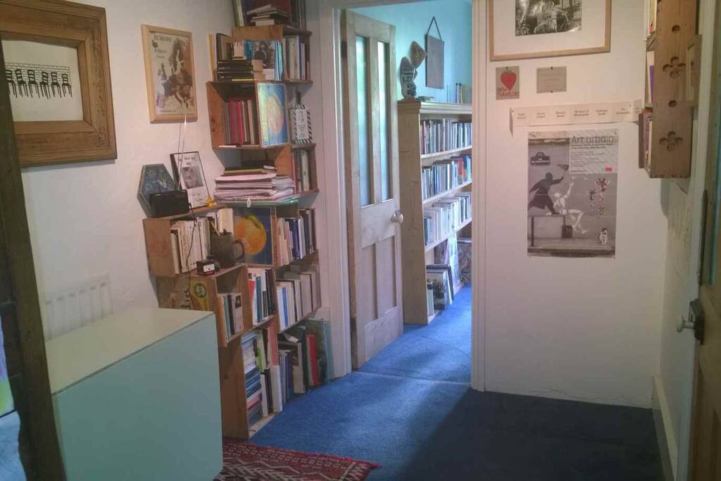 The door on the right leads to the toilet/shower room