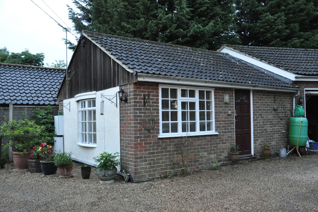 The studio, viewed from outside