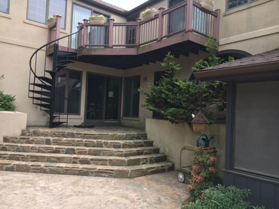 Hang out on patio or deck