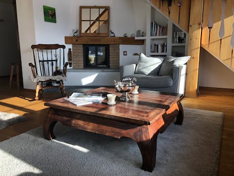 Charming and sunny duplex apartment