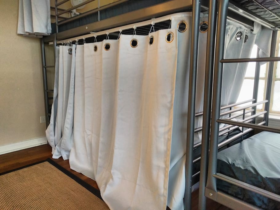 Need some time alone or just need a quick nap? Just close Your privacy curtains.