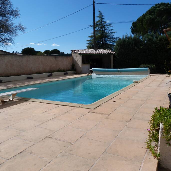 espace détente piscine