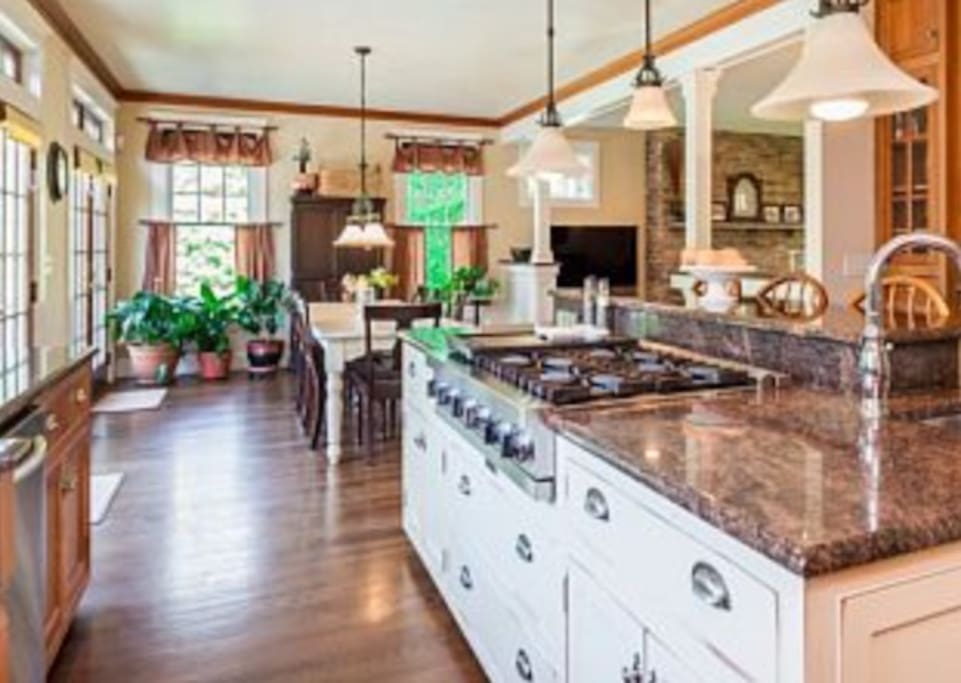 Gourmet Kitchen/ Dining room