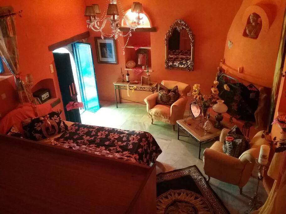 Schlafzimmer"
Aphrodite" mit eigenem Eingang
Sleeping room with own entrance