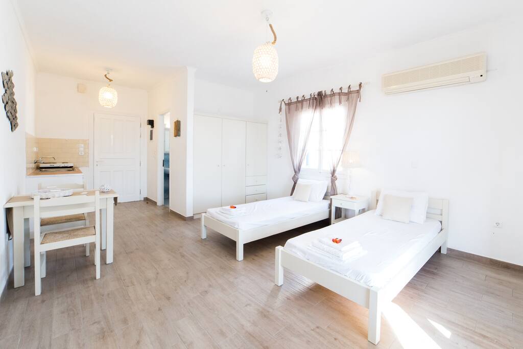 the beds