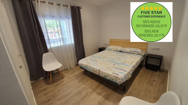 Chumba cha 1: Chumba cha kulala cha Mwalimu - cama de 150