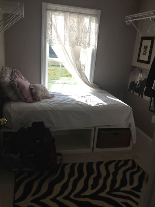 This room is nick named the "sleeper room" becuase it's so cozy!