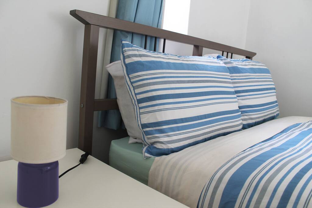 A comfortable double bed