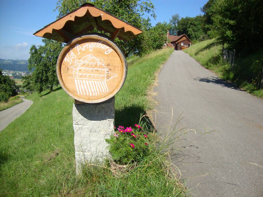 Hof Zufahrt