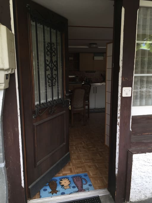 Eingang zum Studio