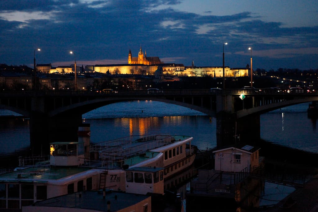 07.03.2016. evening on Vltava river