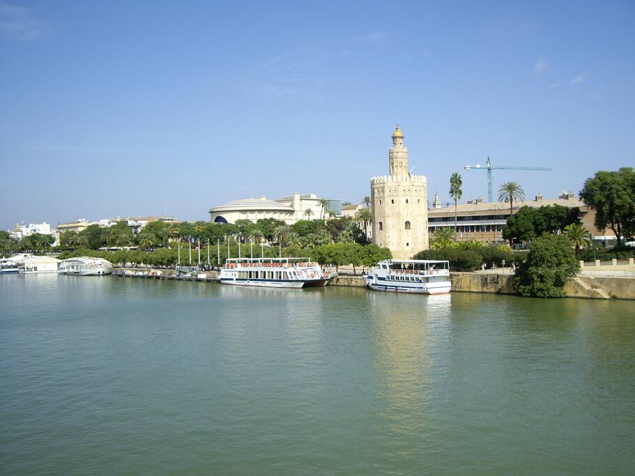 Torre del Oro y Guadalquivir
