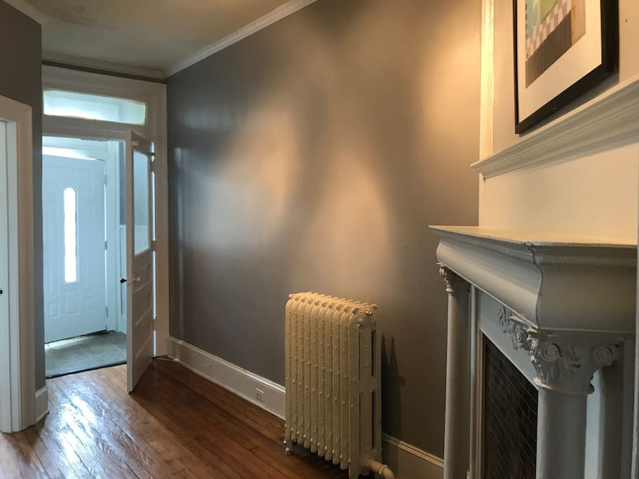 Double door entrance.