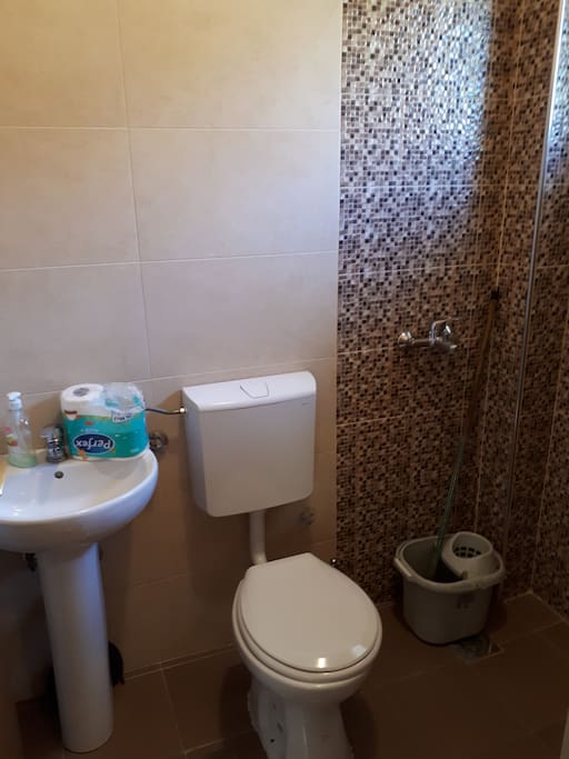 small size bathroom with shower