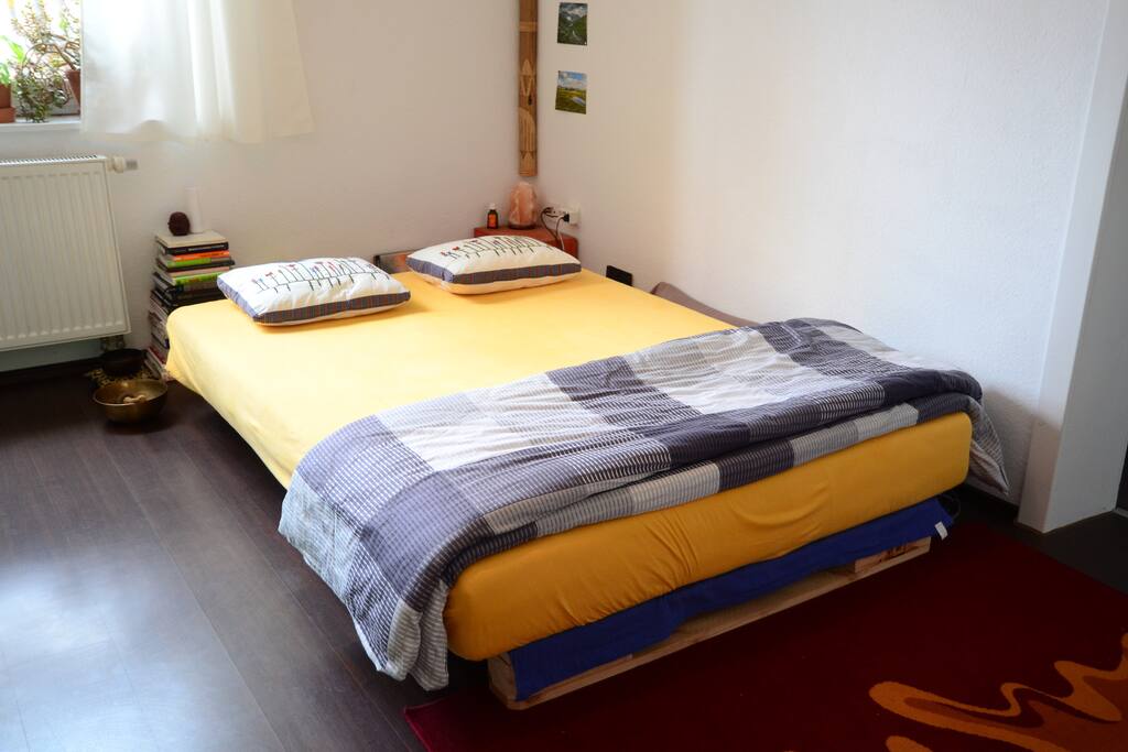 comfy double bed