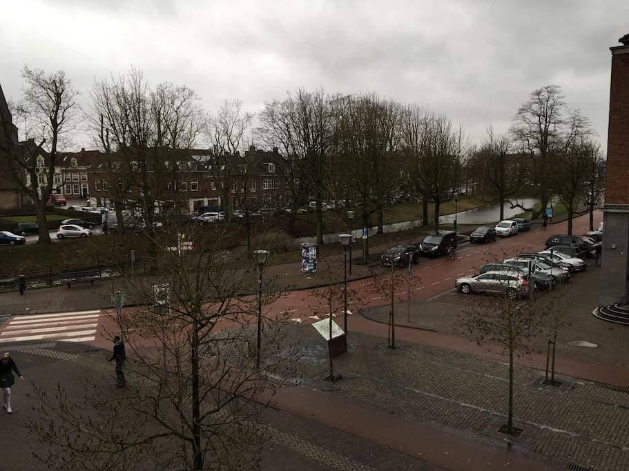 Het uitzicht vanuit de woonkamer