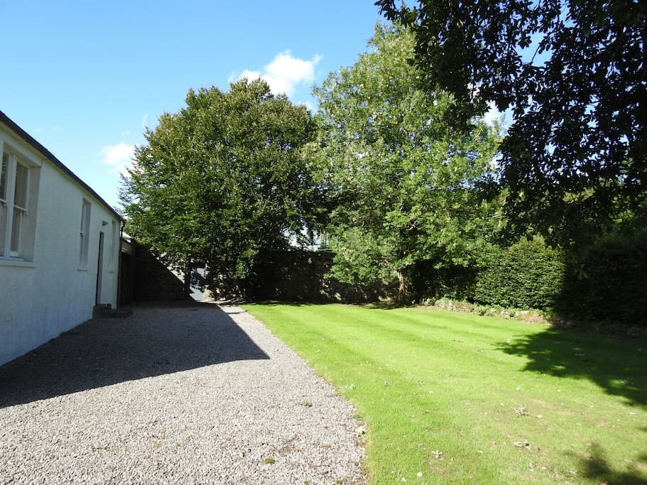 Cottage Parking and Garden