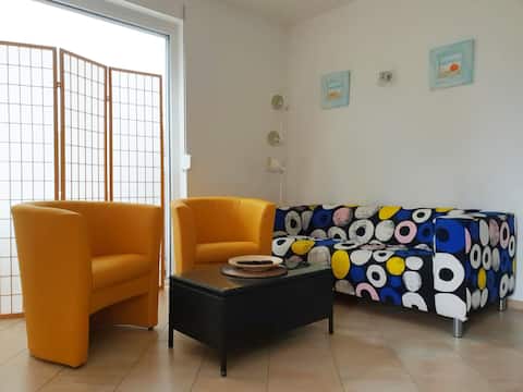 Close to the beach at Windmüller 3 (terrace and sauna)