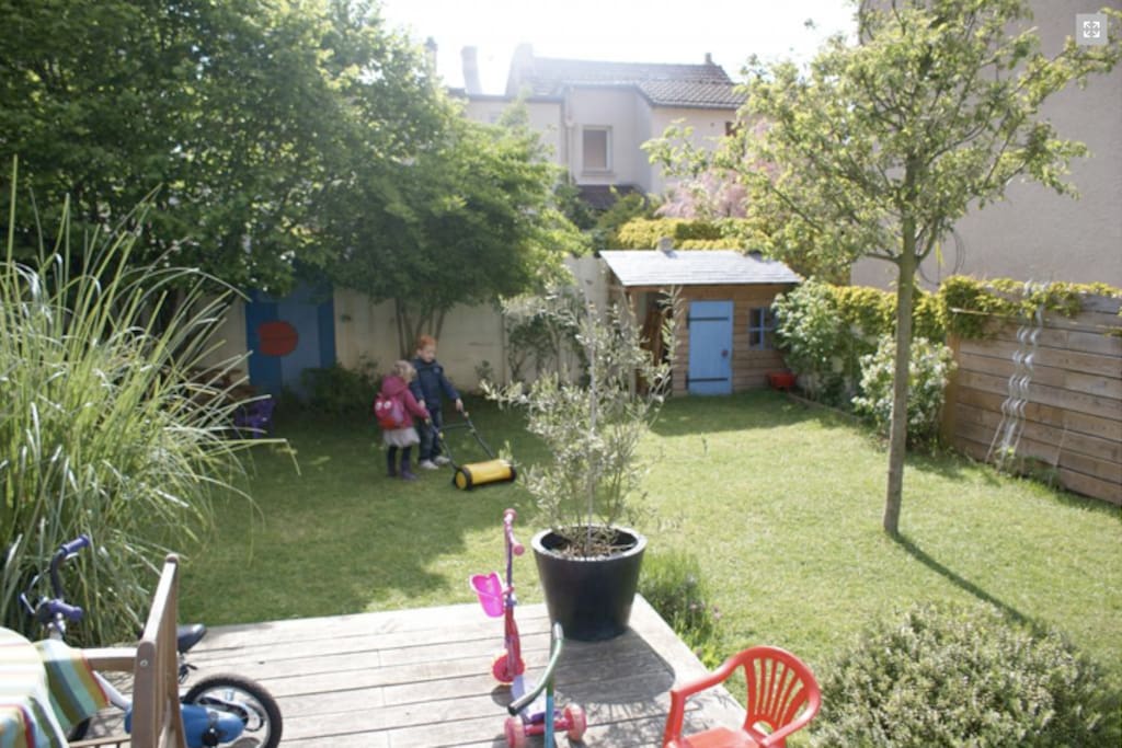 jardin orienté sud-ouest