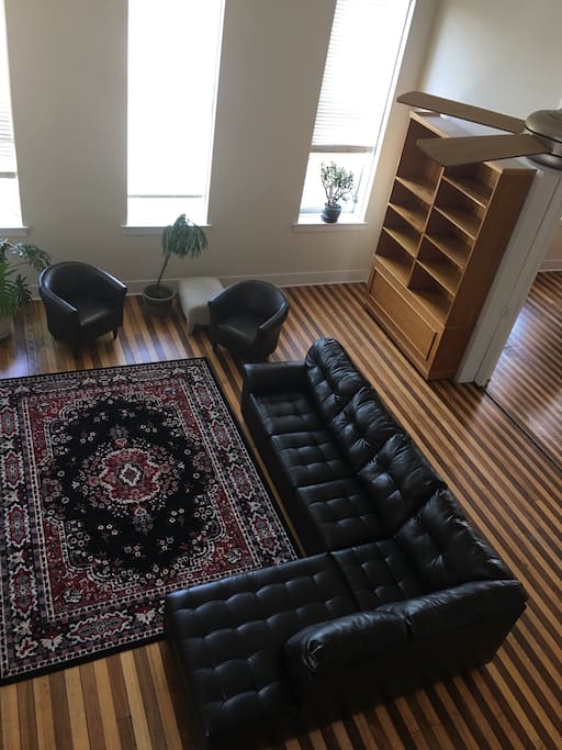 Huge gathering area in living room