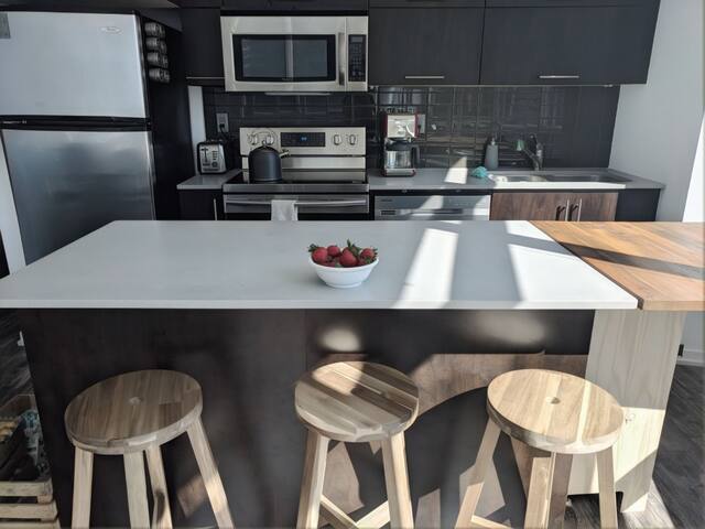 Bright Modern Central 2Bd2Ba Lakeview + Big Screen gallery image 4