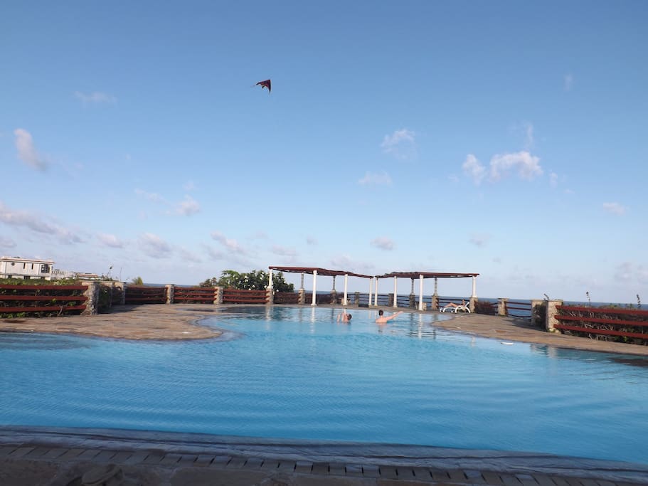 Communal pool only 5 mins walk from house