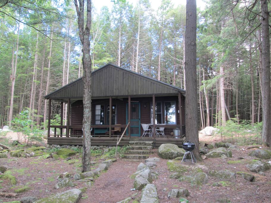 Tucked back in the woods
