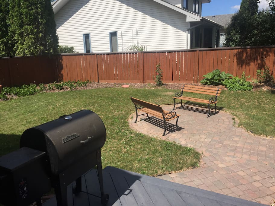 Backyard and BBQ smoker