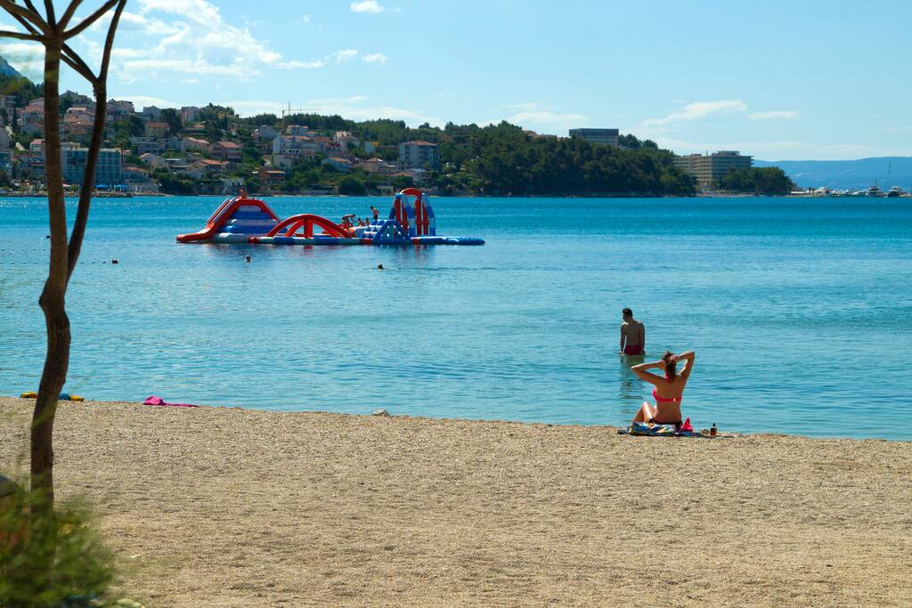 The local beach