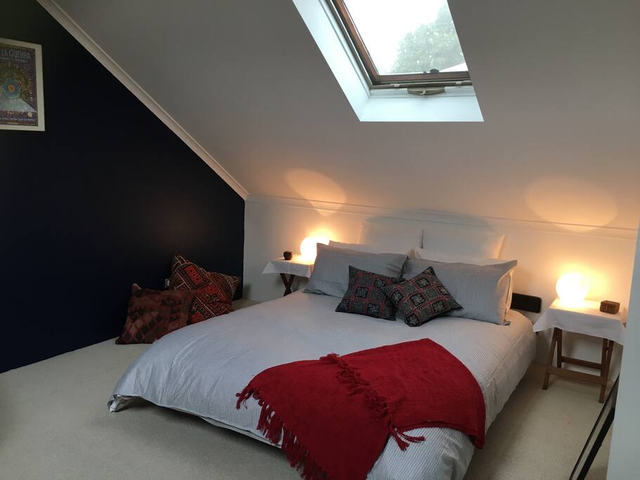 Comfortable private spacious bedroom for you to completely relax.