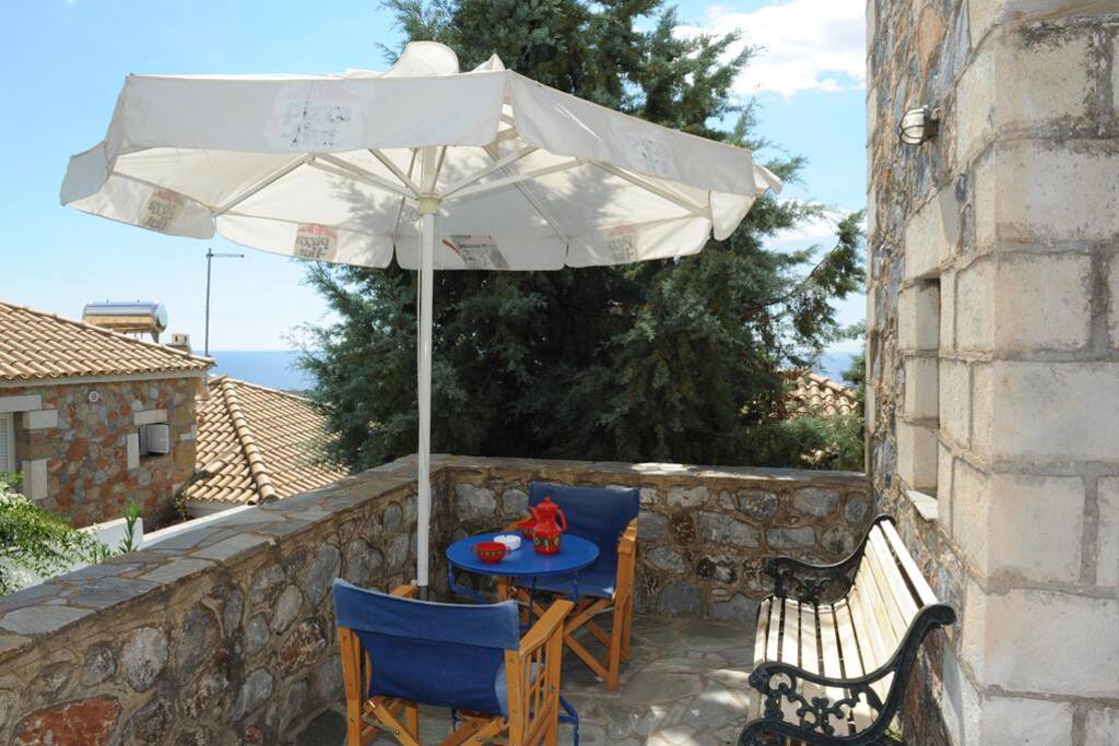Breakfast on the balcony