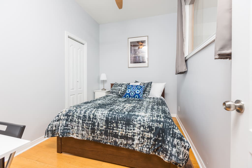 Bedroom#2 - A Queen bedroom with a built in closet.
