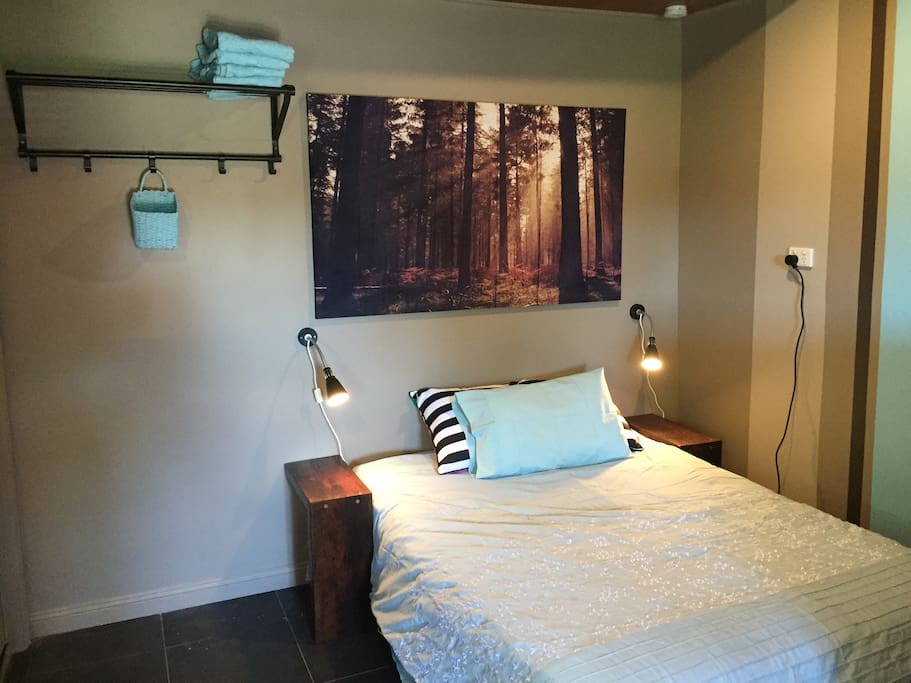 Double Bed with tv and a/c