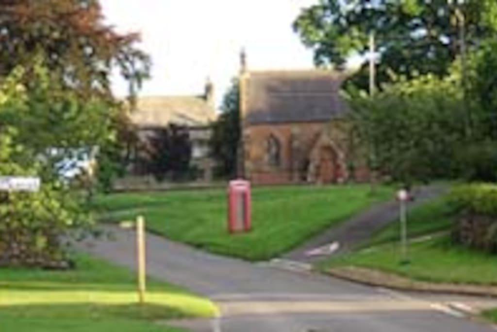 The centre of the village of Gamblesby.