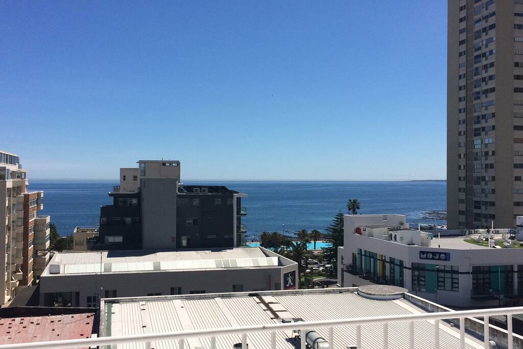 The view from the terrace of the living room