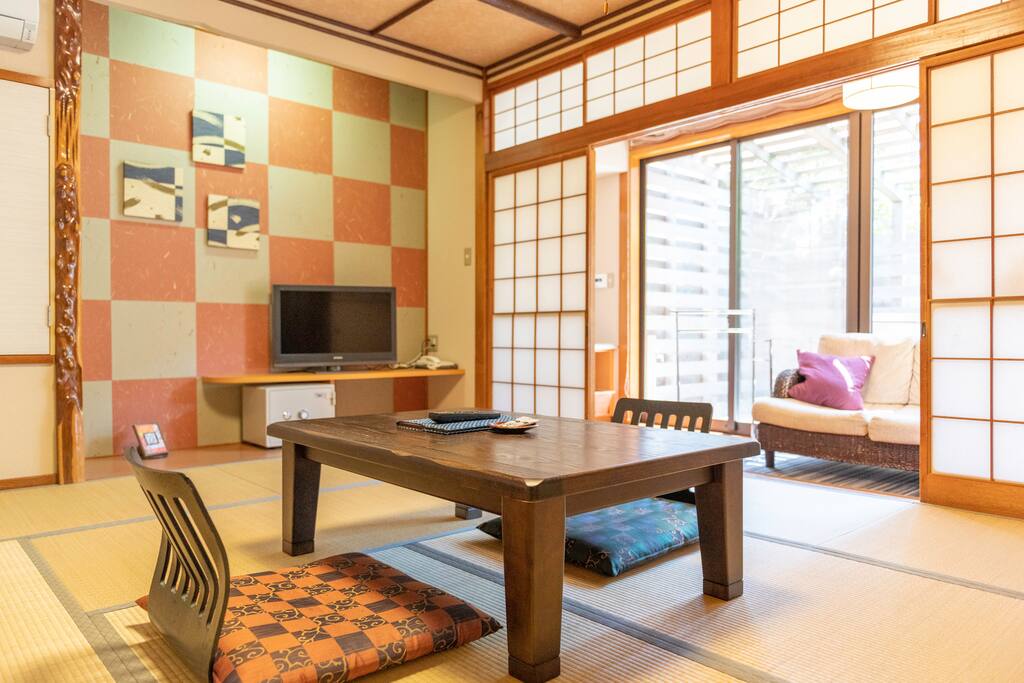 A spacious guest room for 4 guests.