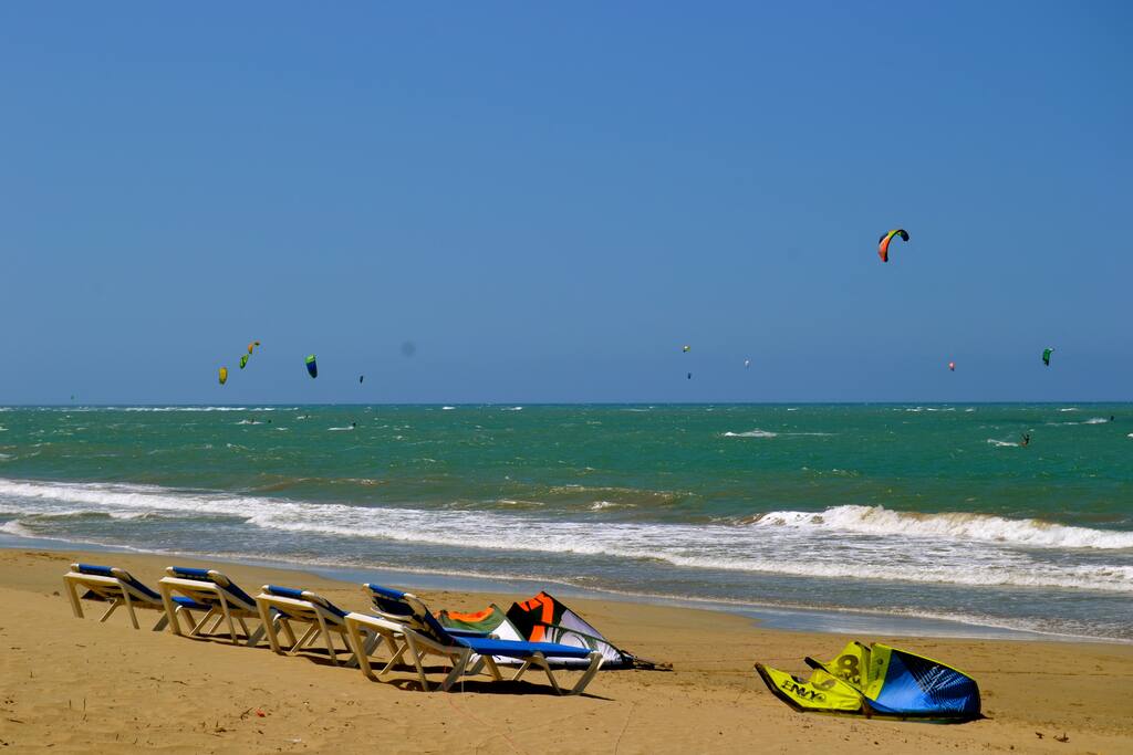 Watch the kiters or just hang out on the beach.