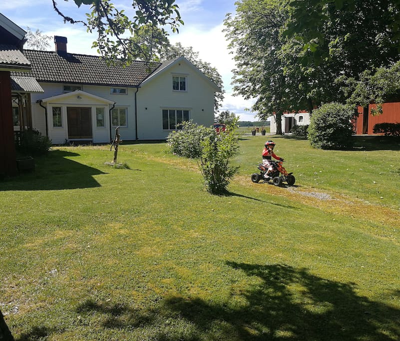 The house and some of the lovely garden.