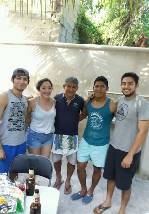 Una familia agradable, se sentirán bien venidos.