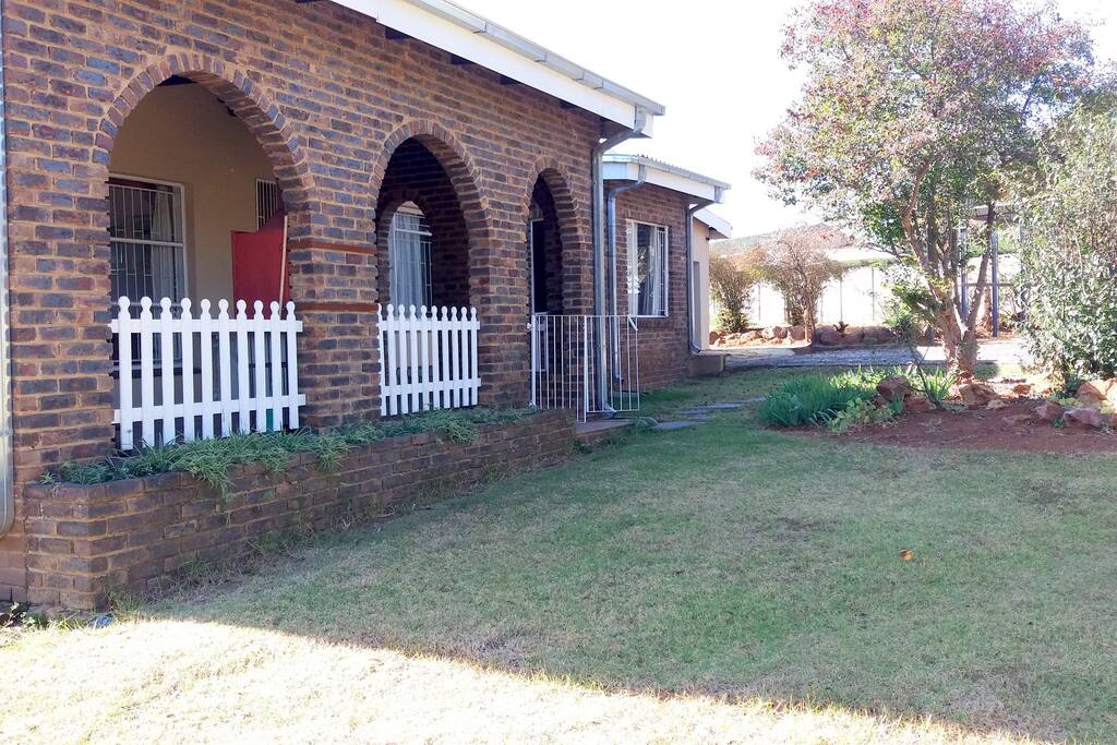 Front of patio and barbeque