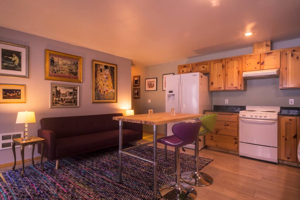 the main kitchen and common area